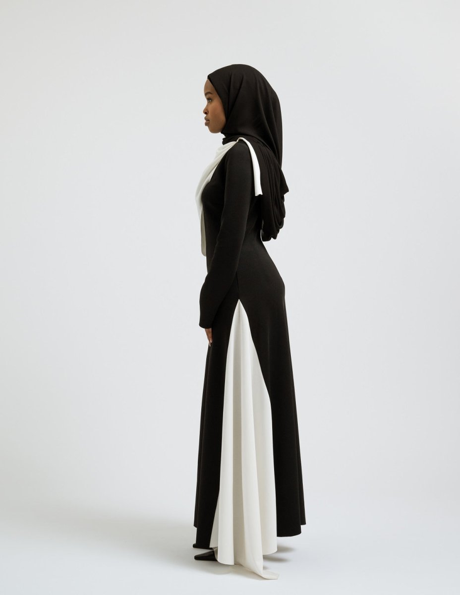 Premium modest formal dress inspired by heritage fashion - Leyannaco